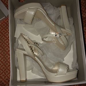 Wedding elegant platform shoes